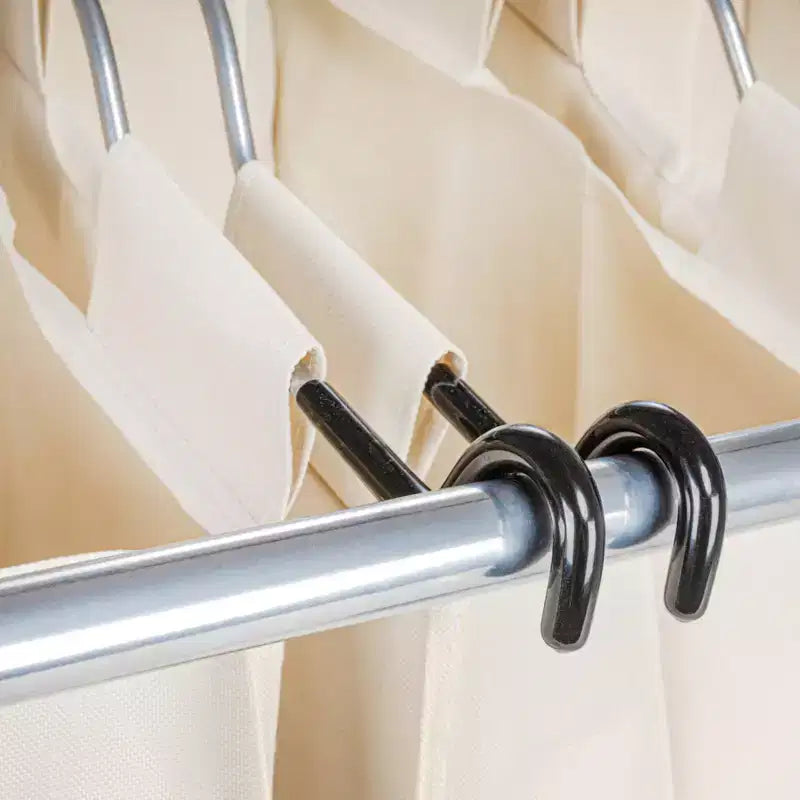 Clasificador cuádruple de alta resistencia, clasificador de ropa con ruedas, carrito clasificador de ropa de 4 bolsas con bolsas lavables y extraíbles, cromado