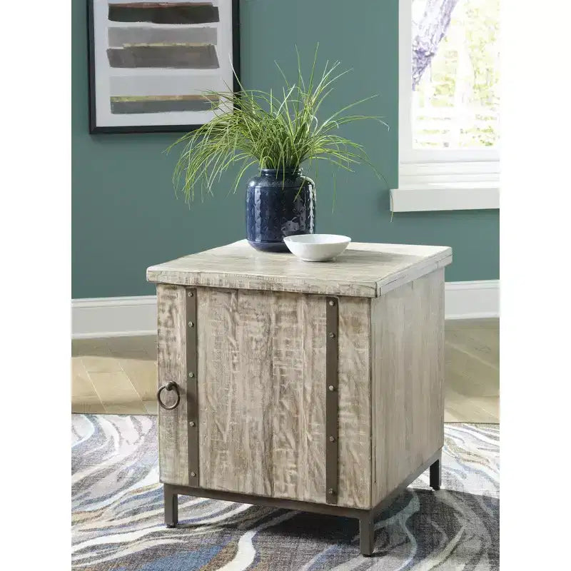 Gabinete decorativo, blanco lavado
