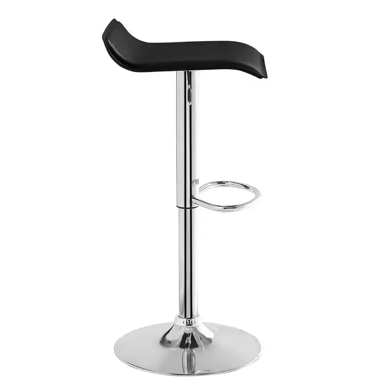 Juego de 2 taburetes de bar, taburetes de mostrador con asiento giratorio y altura ajustable, para cocina/bar/comedor/sala de estar