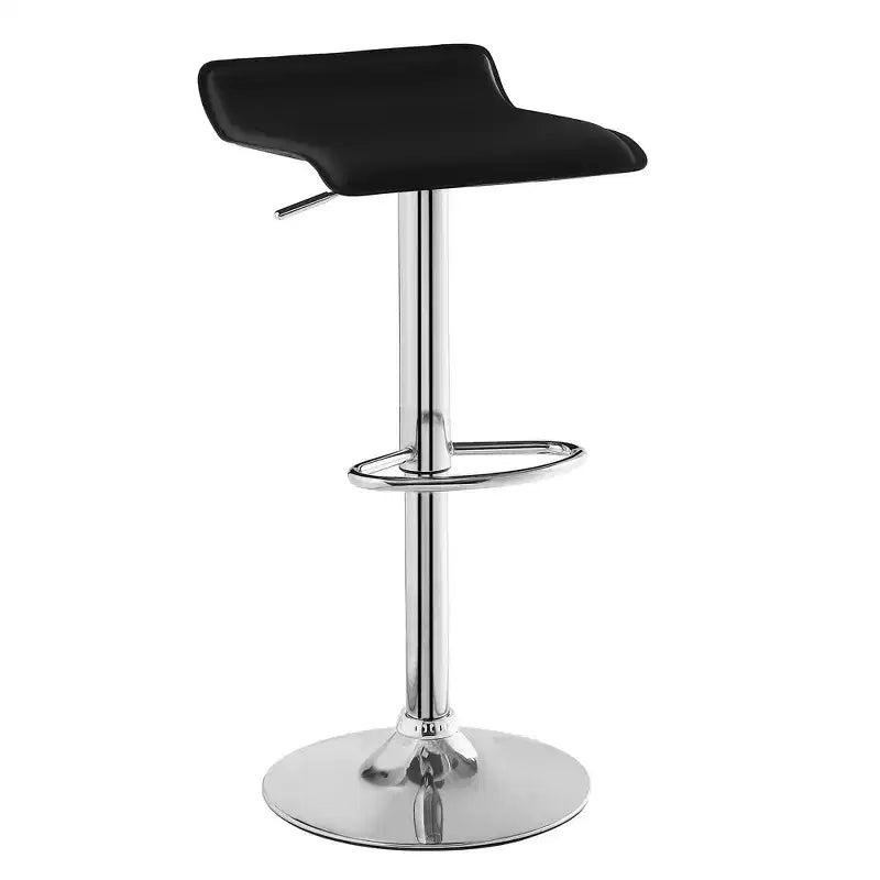 Juego de 2 taburetes de bar, taburetes de mostrador con asiento giratorio y altura ajustable, para cocina/bar/comedor/sala de estar