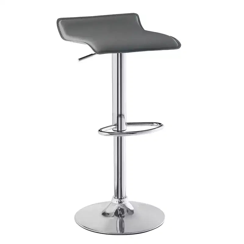 Juego de 2 taburetes de bar, taburetes de mostrador con asiento giratorio y altura ajustable, para cocina/bar/comedor/sala de estar