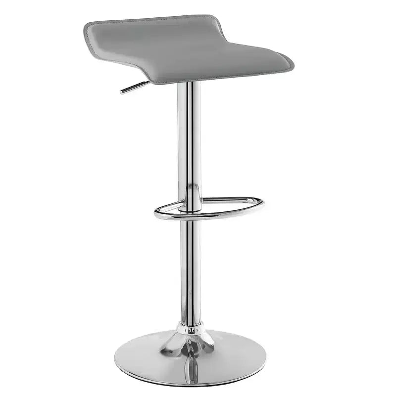 Juego de 2 taburetes de bar, taburetes de mostrador con asiento giratorio y altura ajustable, para cocina/bar/comedor/sala de estar