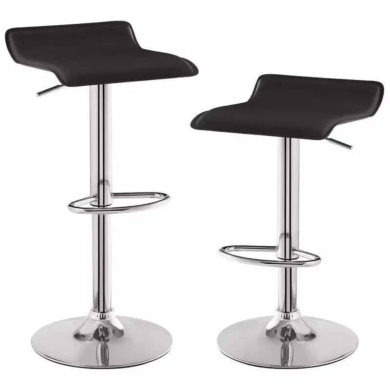 Set aus 2 Barhockern, höhenverstellbare Barhocker mit Drehfunktion, für Küche/Bar/Esszimmer/Wohnzimmer