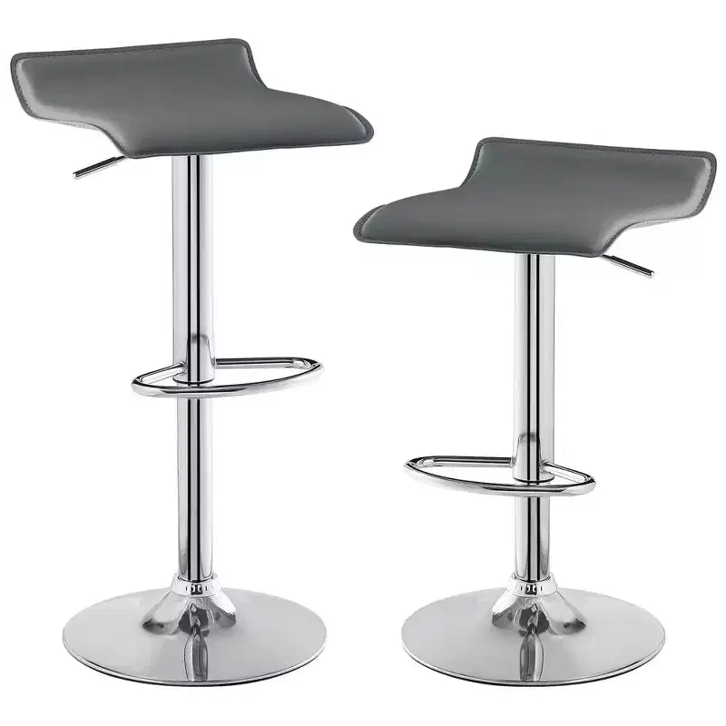 Set aus 2 Barhockern, höhenverstellbare Barhocker mit Drehfunktion, für Küche/Bar/Esszimmer/Wohnzimmer