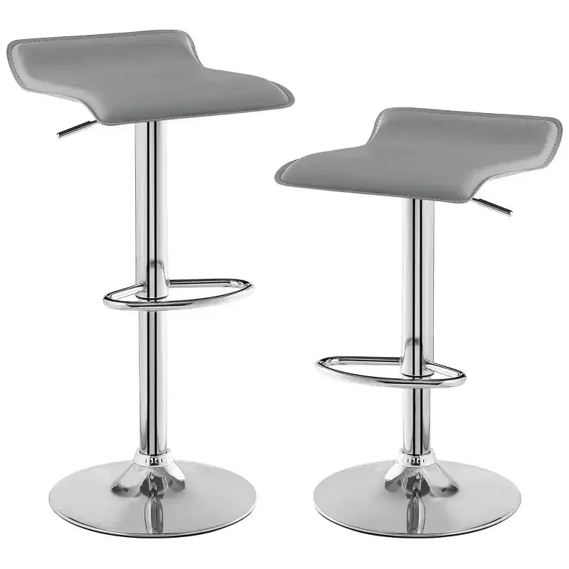 Set aus 2 Barhockern, höhenverstellbare Barhocker mit Drehfunktion, für Küche/Bar/Esszimmer/Wohnzimmer