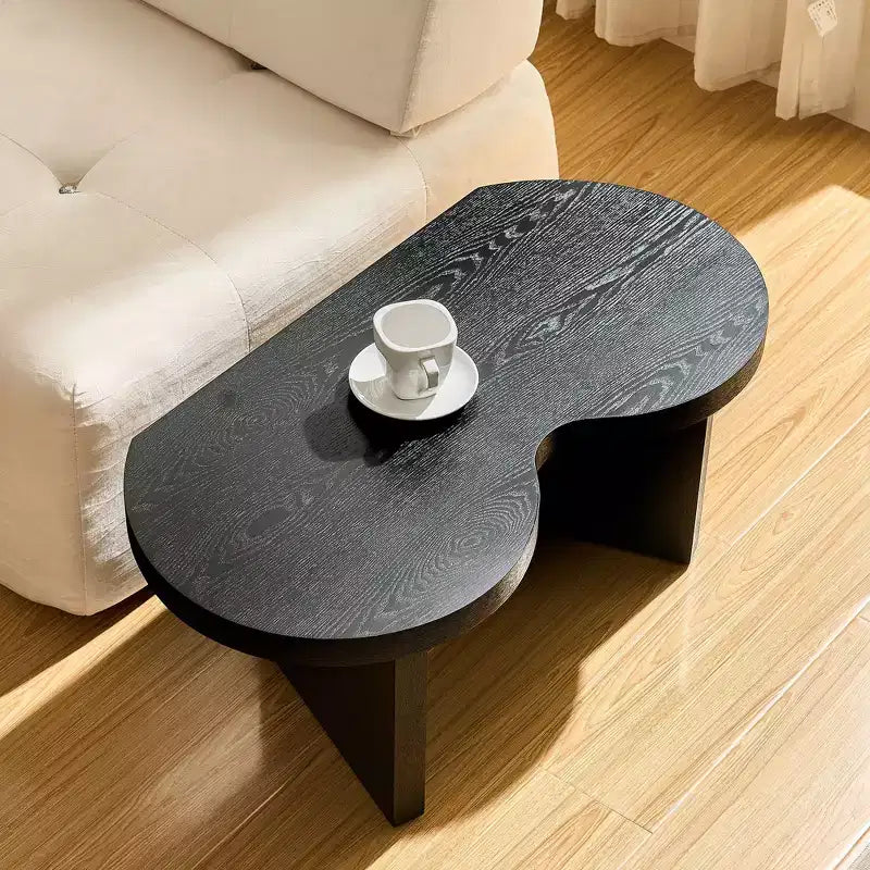 Schmetterlings-Couchtisch aus MDF, teilbar in 2 kleine Tische für Wohnzimmer und Schlafzimmer