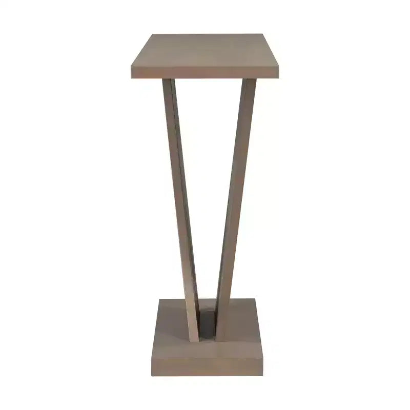 Mesa consola para recibidor, mesa decorativa para pasillo, mesa estrecha para sofá con chapa de madera natural, versatilidad clásica