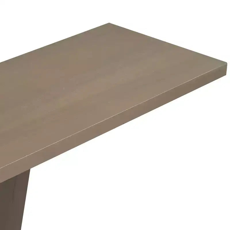 Mesa consola para recibidor, mesa decorativa para pasillo, mesa estrecha para sofá con chapa de madera natural, versatilidad clásica