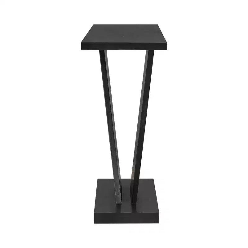 Mesa consola para recibidor, mesa decorativa para pasillo, mesa estrecha para sofá con chapa de madera natural, versatilidad clásica