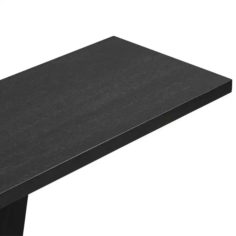 Mesa consola para recibidor, mesa decorativa para pasillo, mesa estrecha para sofá con chapa de madera natural, versatilidad clásica