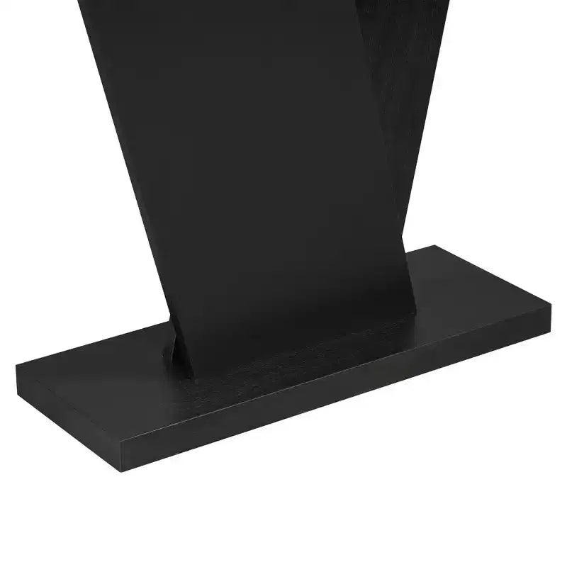 Mesa consola para recibidor, mesa decorativa para pasillo, mesa estrecha para sofá con chapa de madera natural, versatilidad clásica