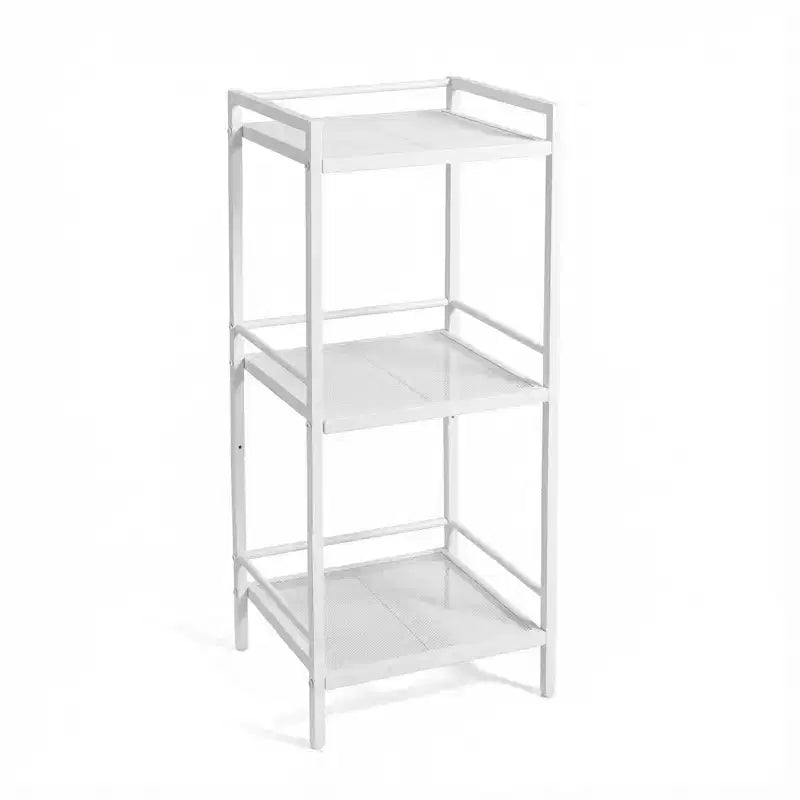 Étagère métallique étroite à 12 niveaux pour l’organisation de la salle de bain, de la cuisine et de la buanderie (lot de 1)
