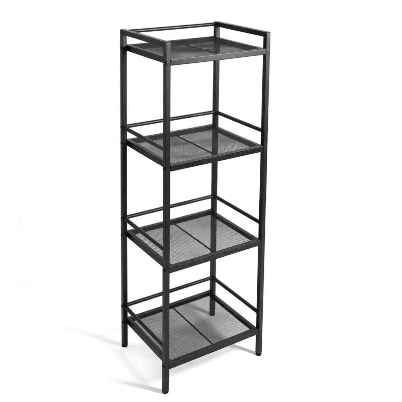 Étagère métallique étroite à 12 niveaux pour l’organisation de la salle de bain, de la cuisine et de la buanderie (lot de 1)