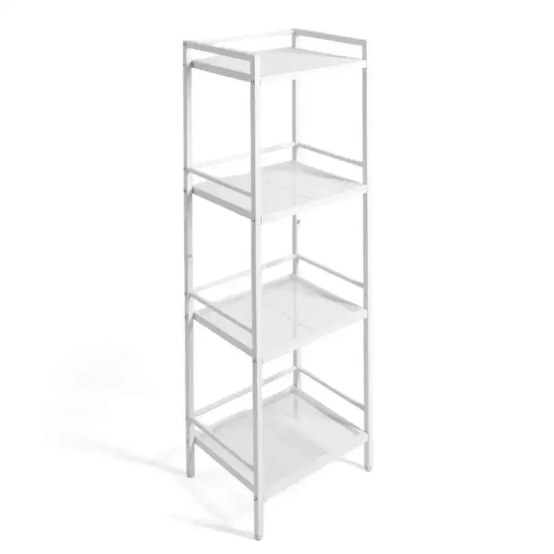 Étagère métallique étroite à 12 niveaux pour l’organisation de la salle de bain, de la cuisine et de la buanderie (lot de 1)
