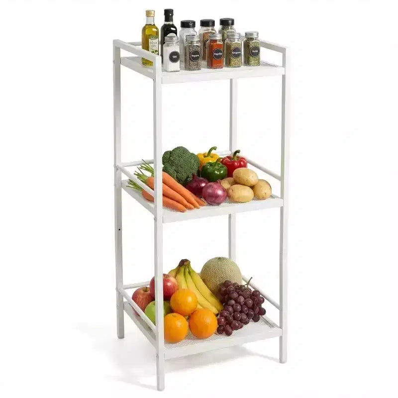 Estantería metálica de 12 unidades estrechas de almacenamiento para organizar el baño, la cocina y la lavandería (juego de 1)