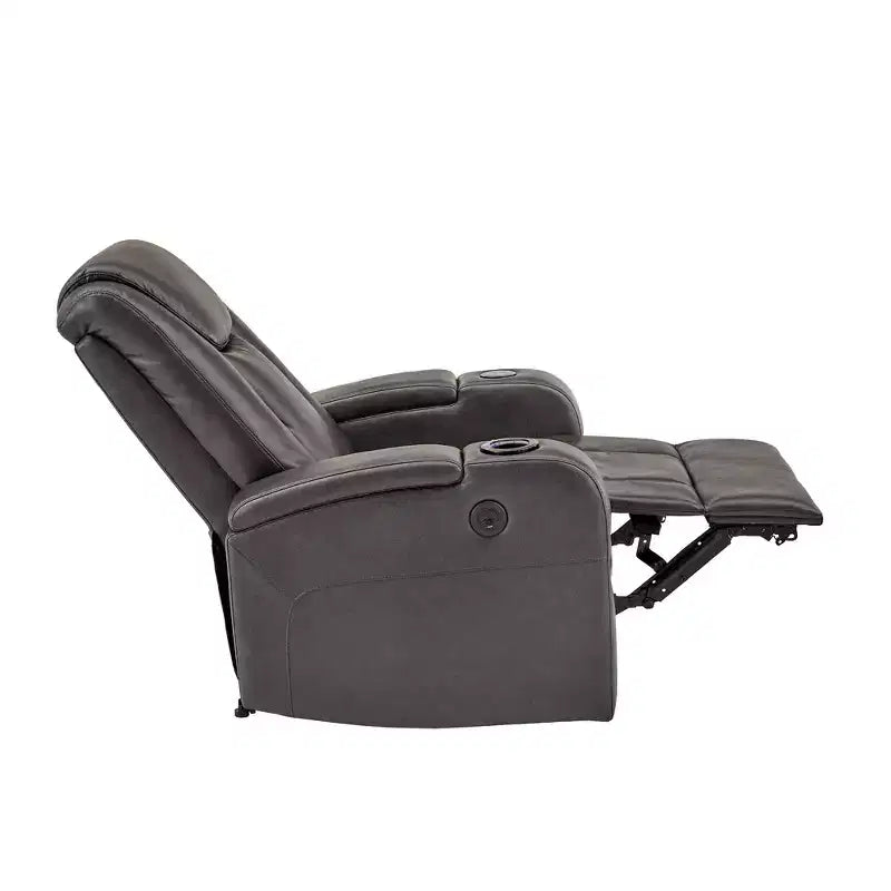 Sillón decorativo con cargador USB/inalámbrico y altavoz - Gris
