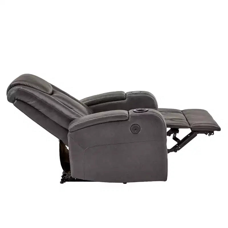 Sillón decorativo con cargador USB/inalámbrico y altavoz - Gris