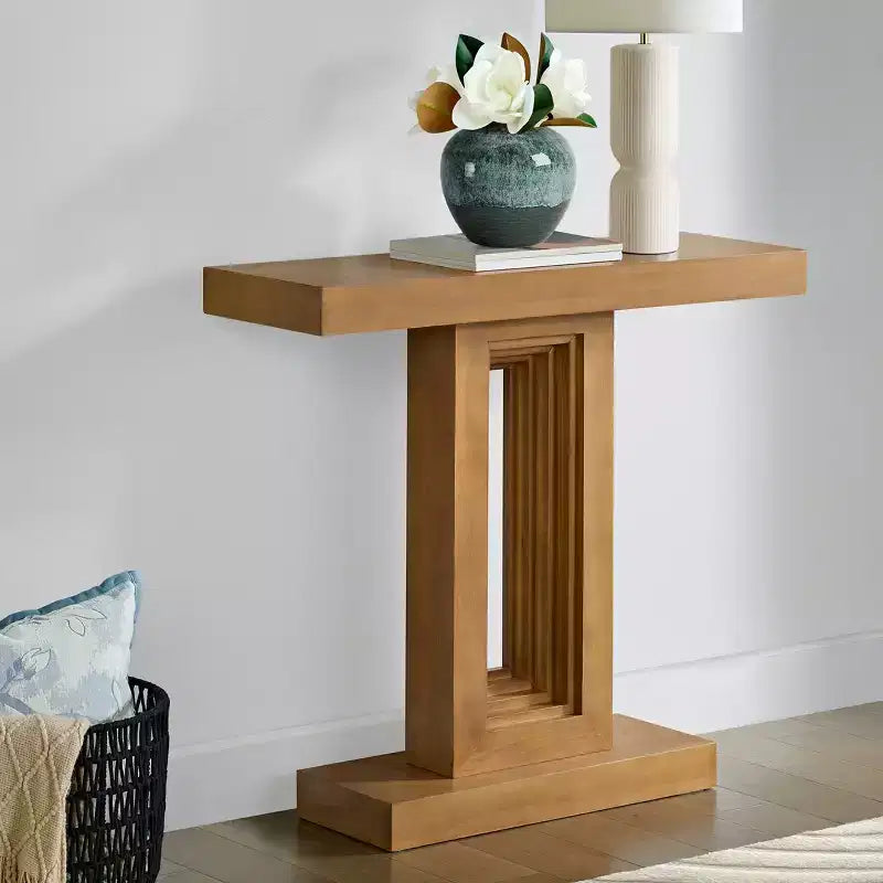 Console en bois massif de 36 Inch
