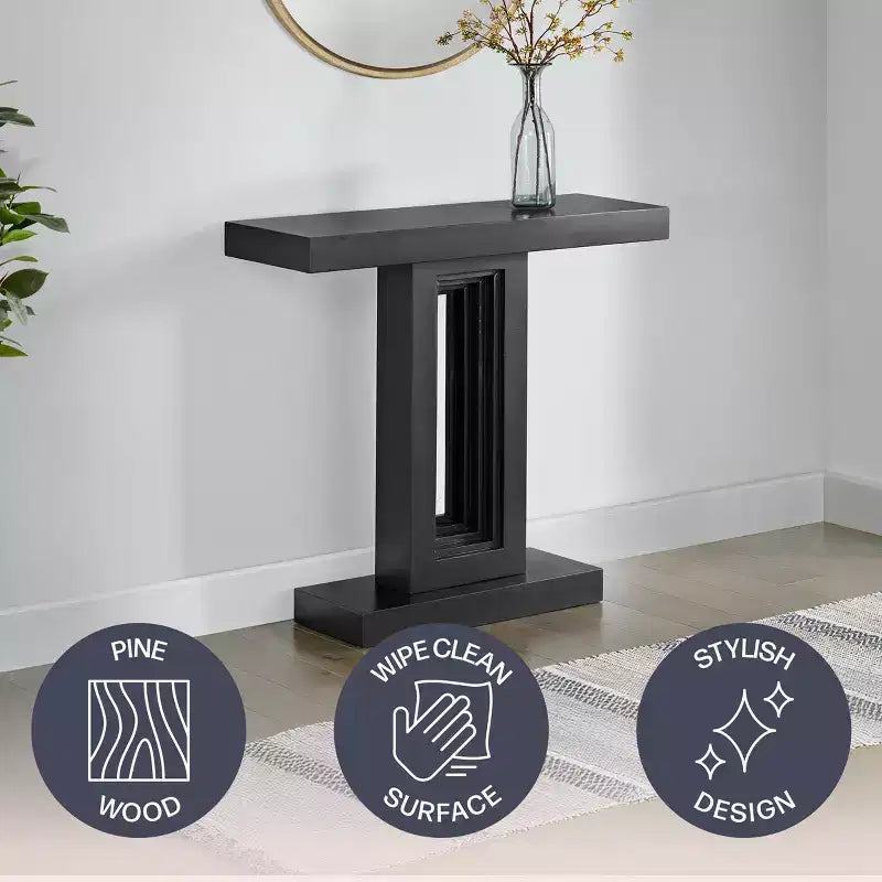 Console en bois massif de 36 Inch
